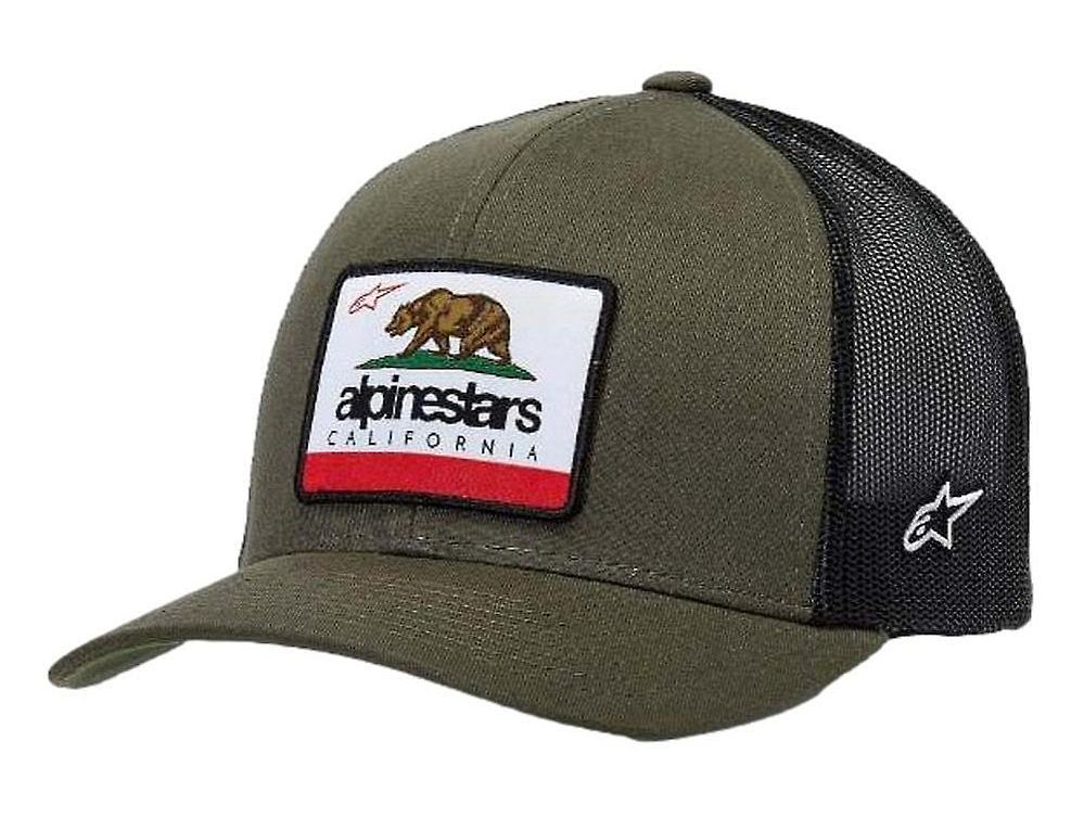 Alpinestars CALI 2.0 Trucker kšiltovka - Military zelená